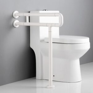 BARRE D'APPUI PLIABLE POUR TOILETTES