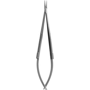 CASTROVIEJO MICRO CISEAUX PORTE-AIGUILLE