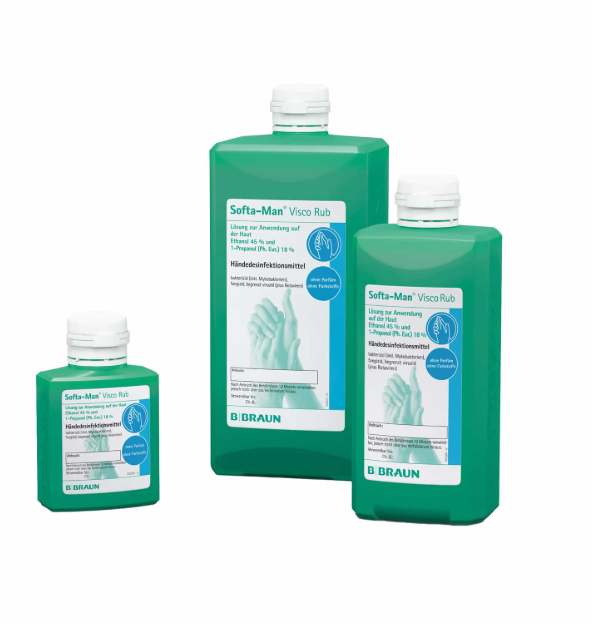 SOLUTION ANTISEPTIQUE POUR MAINS 100ML SOFTA-MAN VISCORUB – Image 2
