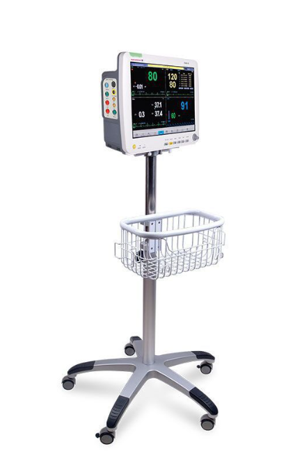 MONITEUR MULTIPARAMETRIQUE SUR PIEDS A ROULETTES – Image 2