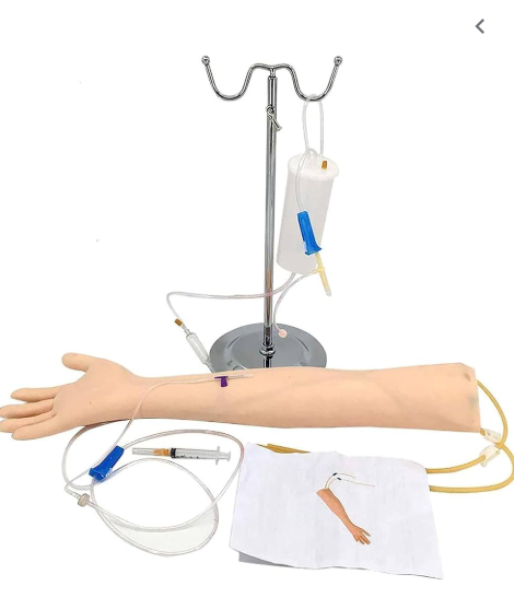 MANNEQUIN BRAS SIMULATEUR INJECTION INTRA VEINEUSE IV – Image 2