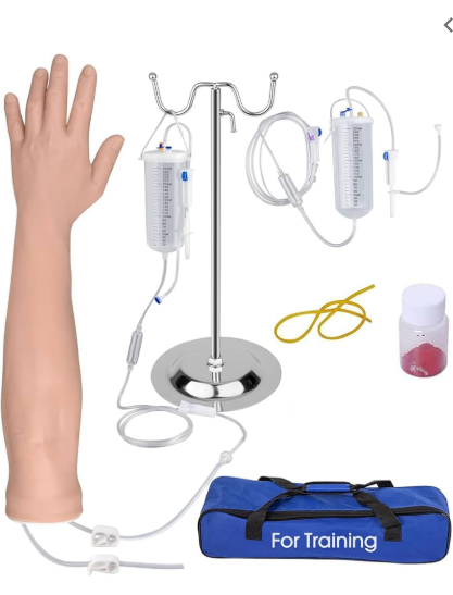 MANNEQUIN BRAS SIMULATEUR INJECTION INTRA VEINEUSE IV
