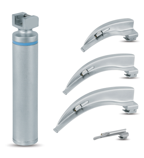 COFFRET LARYNGOSCOPE MILLER 3 OU 4 LAMES N + MANCHE – Image 3