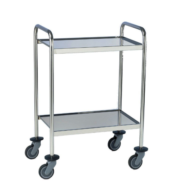 CHARIOT DE SOINS GUERIDON DEUX ETAGES
