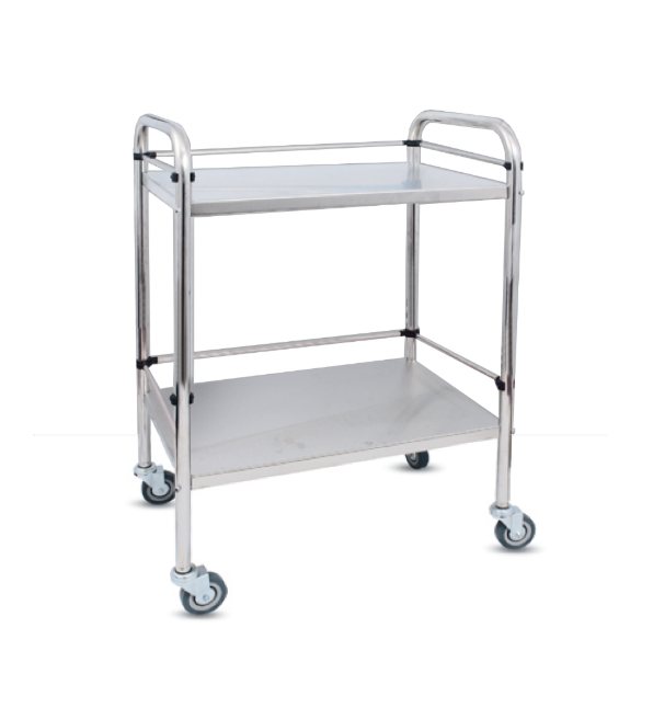 CHARIOT DE SOINS GUERIDON DEUX ETAGES – Image 2