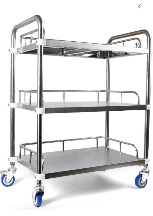 CHARIOT GUERIDON 2-3 PLATEAUX SANS TIROIRS – Image 9