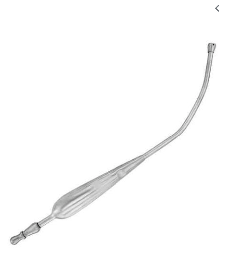 CANULE DE YANKAUER INOX