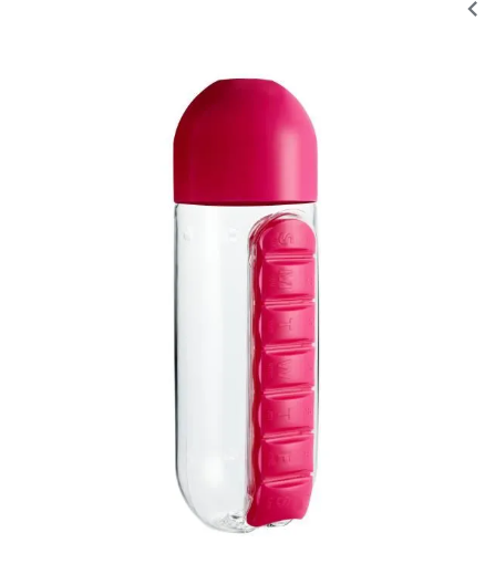 BOUTEUILLE AVEC PILULIER