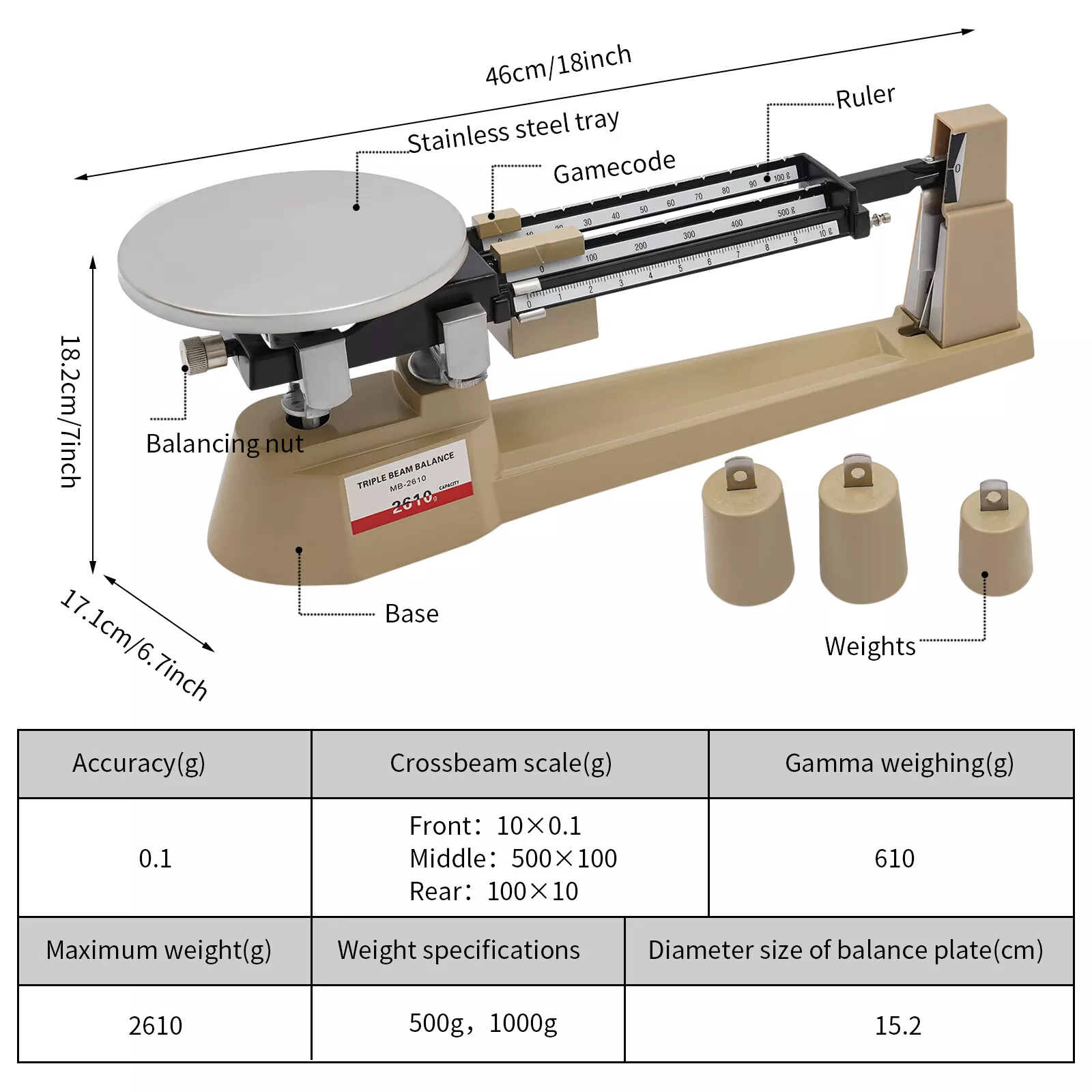 BALANCE A TRIPLE FLEAU – Image 4