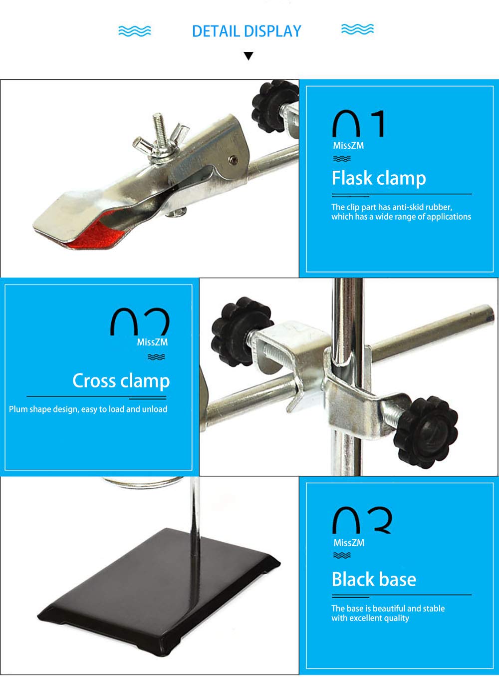 SUPPORT DE RETORT DE LABORATOIRE / STAND DE LABORATOIRE – Image 5