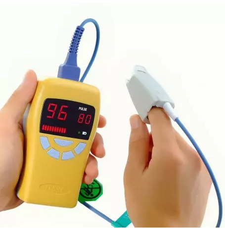 OXYMETRE DE POULS PORTABLE AVEC CABLE