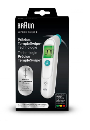 THERMOMETRE BRAUN SENSIAN 5 SWIPE BST200