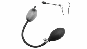 POIRE AVEC TUBULURE GONFLABLE POUR DILATATION DE L'URETRE