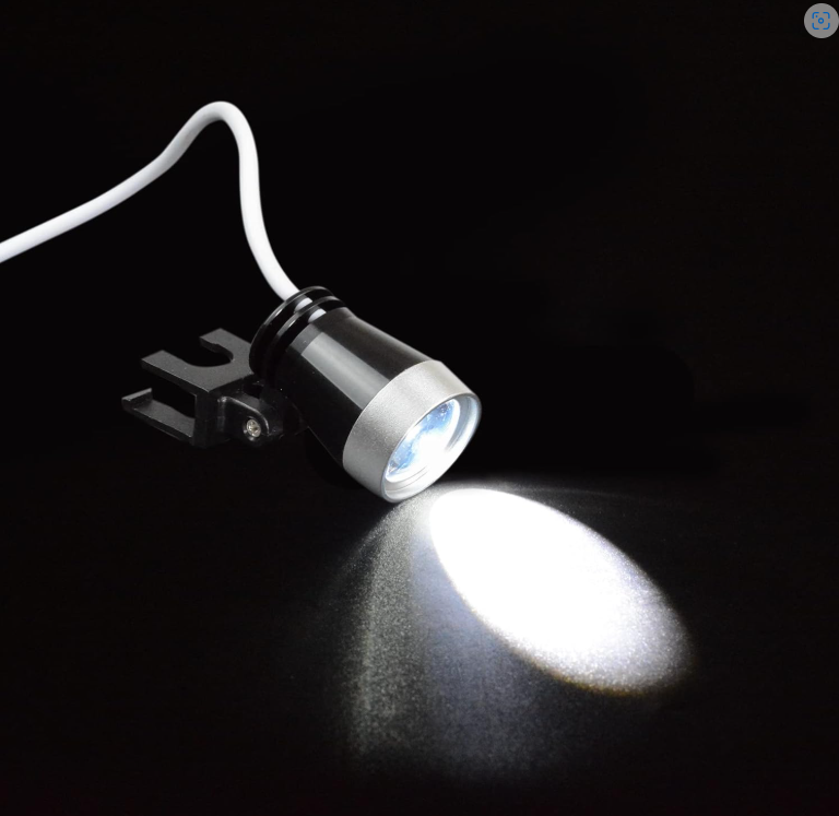 LOUPE BINOCULAIRE AVEC LAMPE FRONTALE LED 3.5X – Image 6