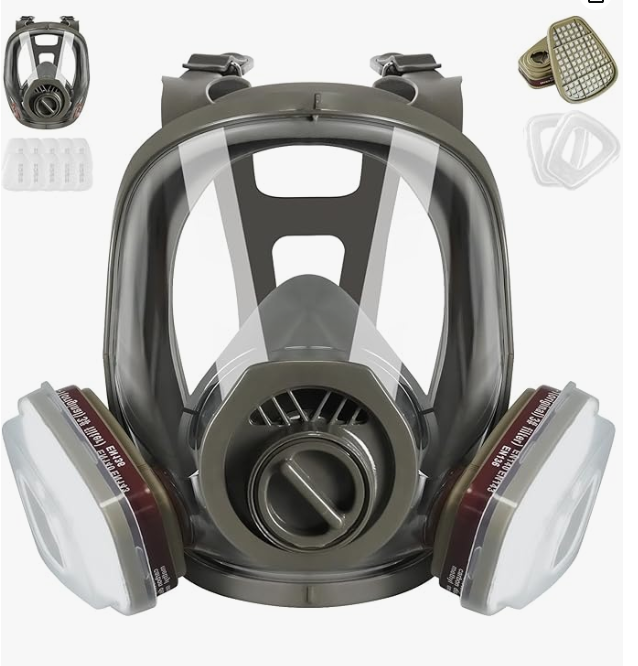 MASQUE FACIAL TACTIQUE A GAZ ANTIBUE – Image 3