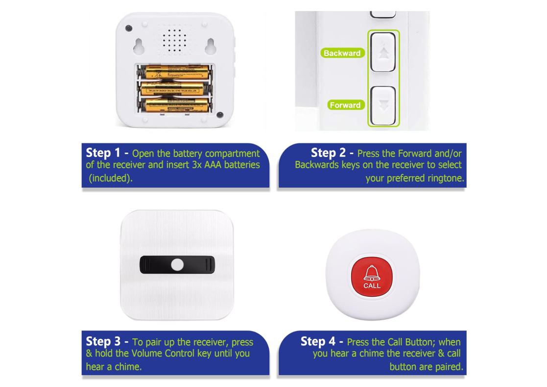 BOUTON D'APPEL D'URGENCE POUR PERSONNES AGEES – Image 2