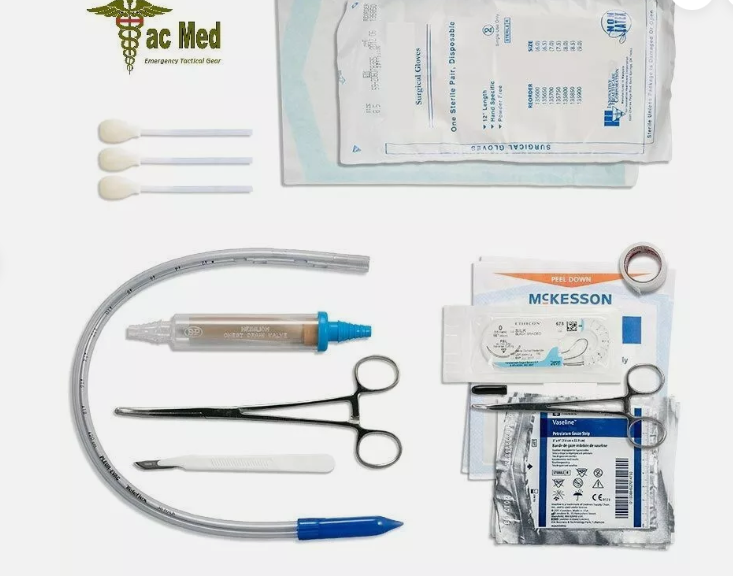 KIT DE DRAINAGE THORACIQUE D'URGENCE TACTIQUE POUR THORACOSTOMIE – Image 2