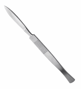 SCALPEL A MANCHE FIXE