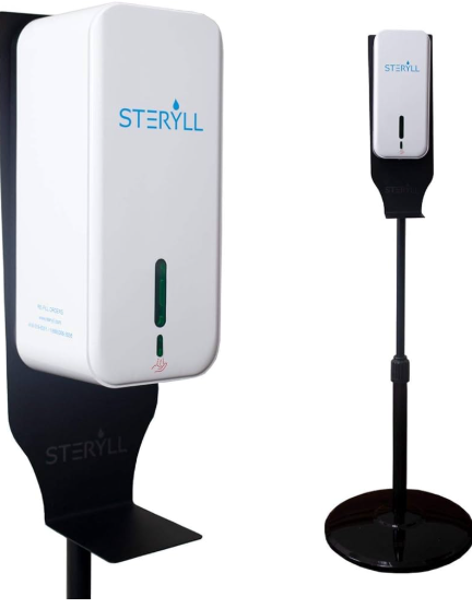 DISTRIBUTEUR AUTOMATIQUE DE DESINFECTANT LIQUIDE AVEC SUPPORT AU SOL – Image 3