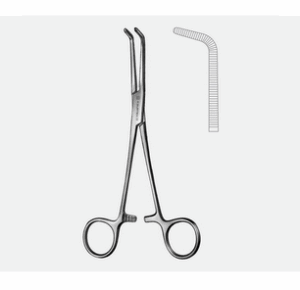 PINCE A DISSECTION ET A LIGATURE A MELANGEUR A ANGLE DROIT