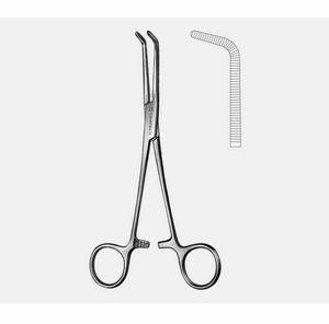 PINCE A DISSECTION ET A LIGATURE A MELANGEUR A ANGLE DROIT
