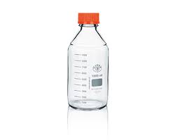 FLACON EN VERRE PYREX GRADUE AVEC FILETAGE GL45 – Image 2