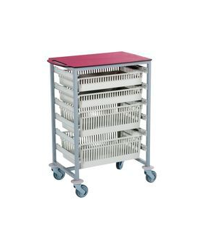 CHARIOT DE TRANSPORT MODULABLES À ROULETTE/ CHARIOT MOBILE DE STOCKAGE ET DE DISTRIBUTION – Image 6