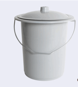 SEAU DE DECONTAMINATION EN PLASTIQUE