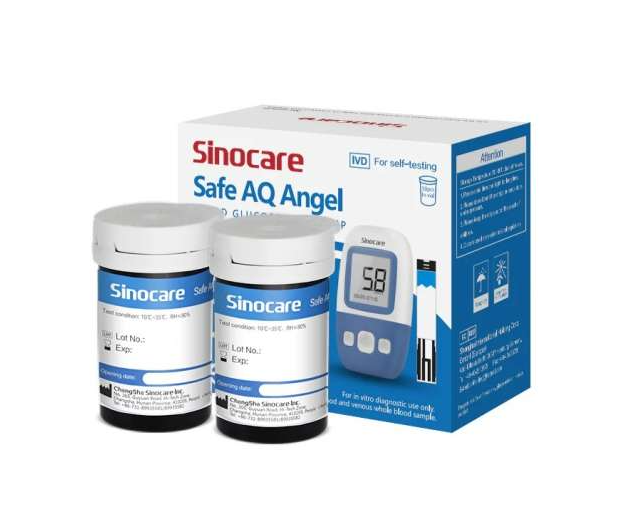 BANDELETTES GLUCOMETRE SINOCARE BOITE DE 50