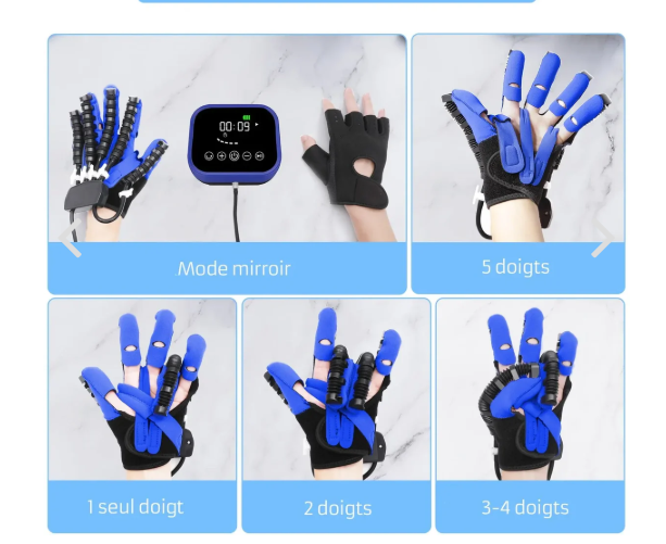 APPAREIL DE REEDUCATION DES DOIGTS/MAIN - GANTS DE KINESITHERAPIE – Image 5